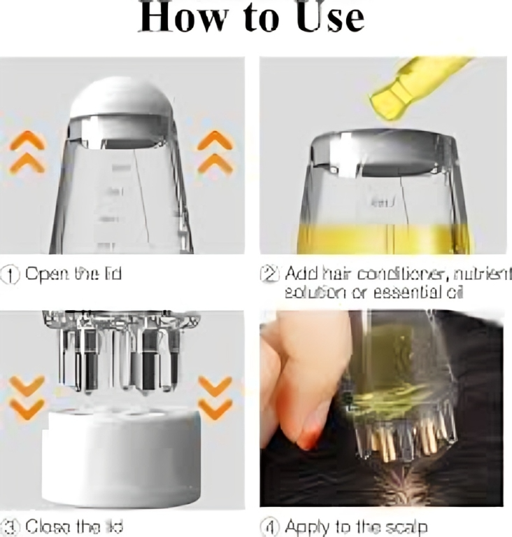 2-in-1 Scalp Massager & Oil Applicator